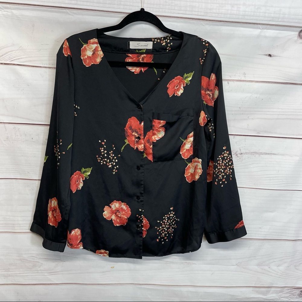 SNIDEL floral blouse